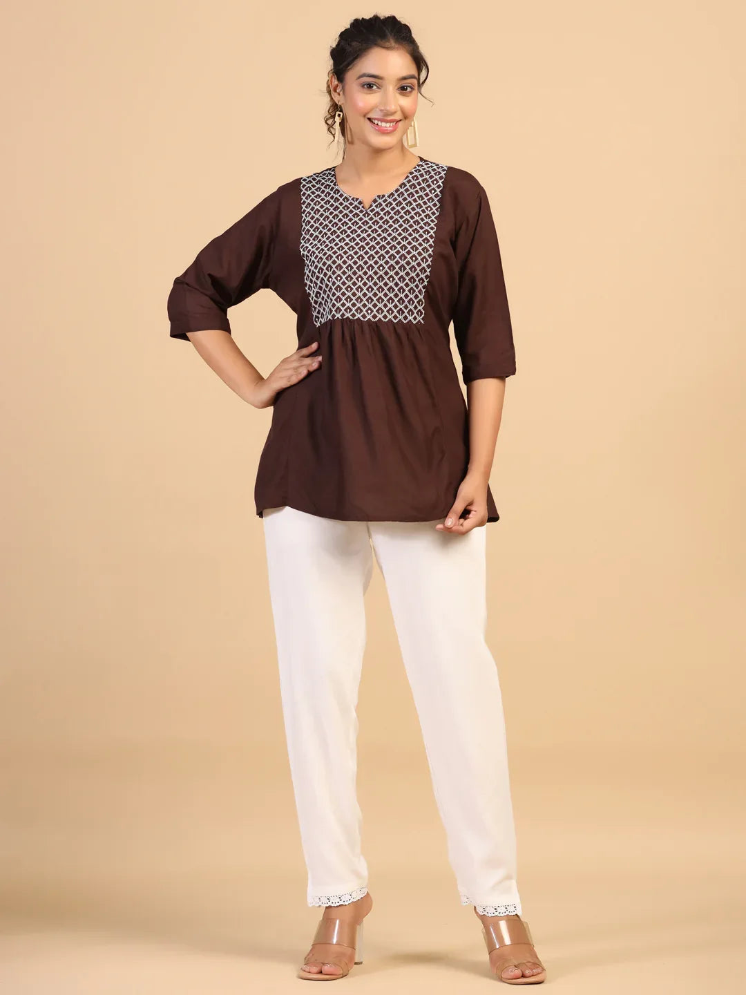 KEEVA FANCY WESTERN SHORT TOP - Anant Exports