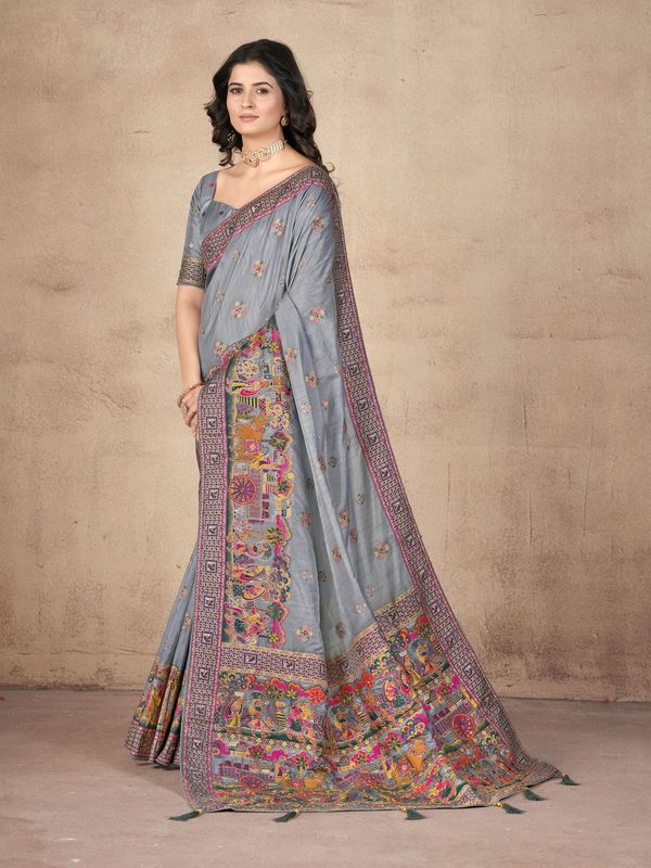 Pashmina Saree
