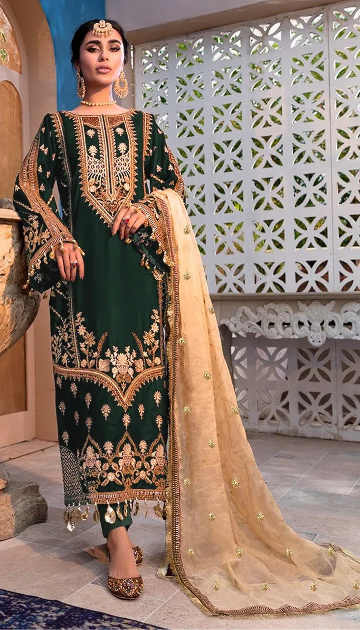 FEPIC ROSEMEEN D-5244 VELVET SUIT Anant Tex Exports Private Limited