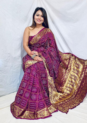 Block Print Bandhani Saree Anantexports