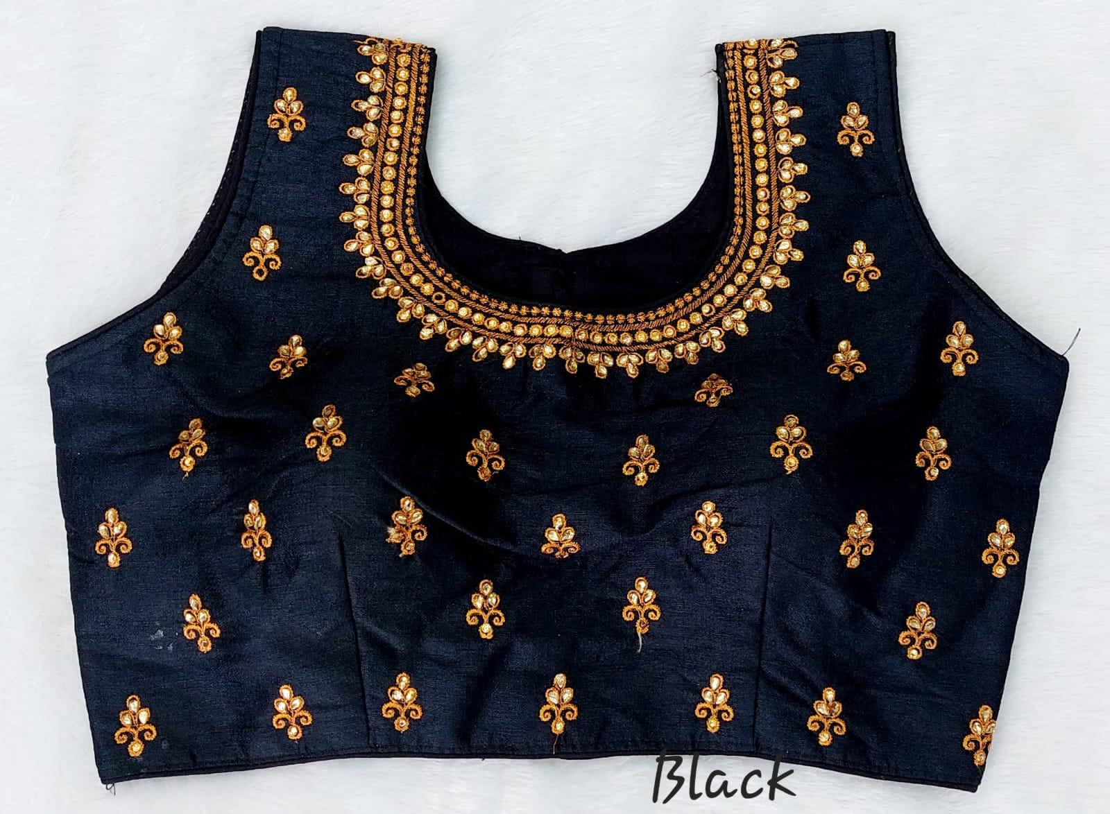 Readymade Fentam Silk Blouse - Anant Exports