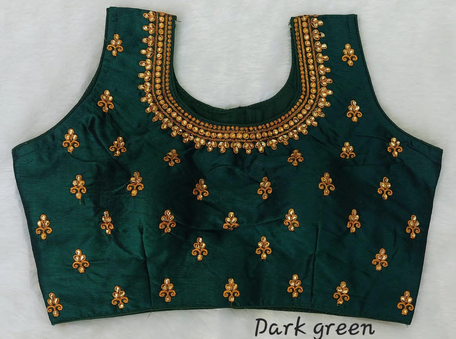 Readymade Fentam Silk Blouse - Anant Exports