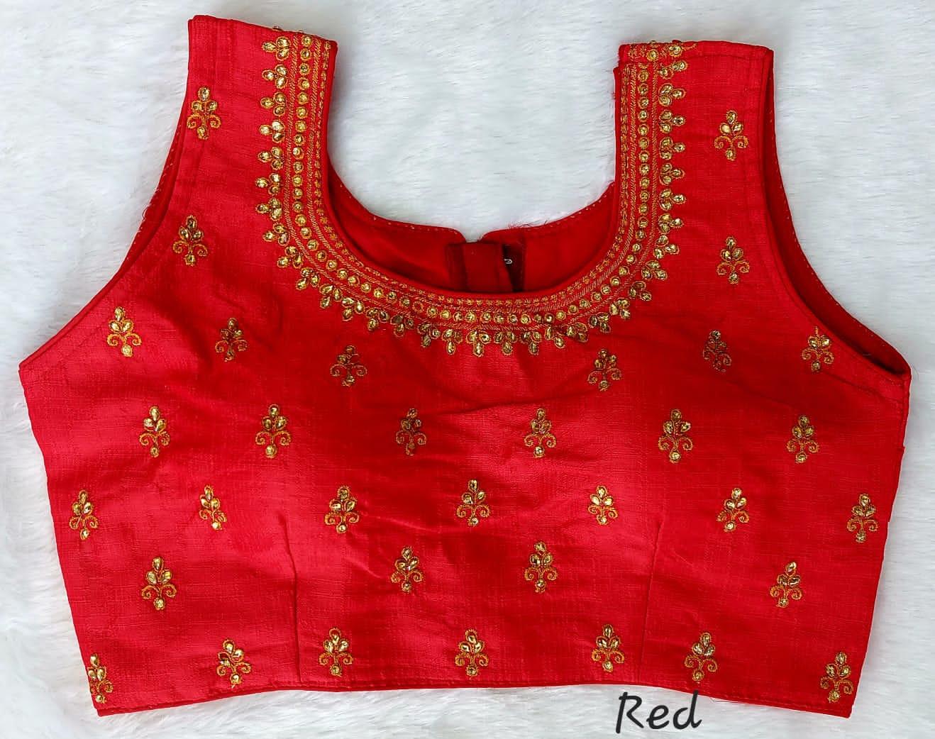 Readymade Fentam Silk Blouse - Anant Exports