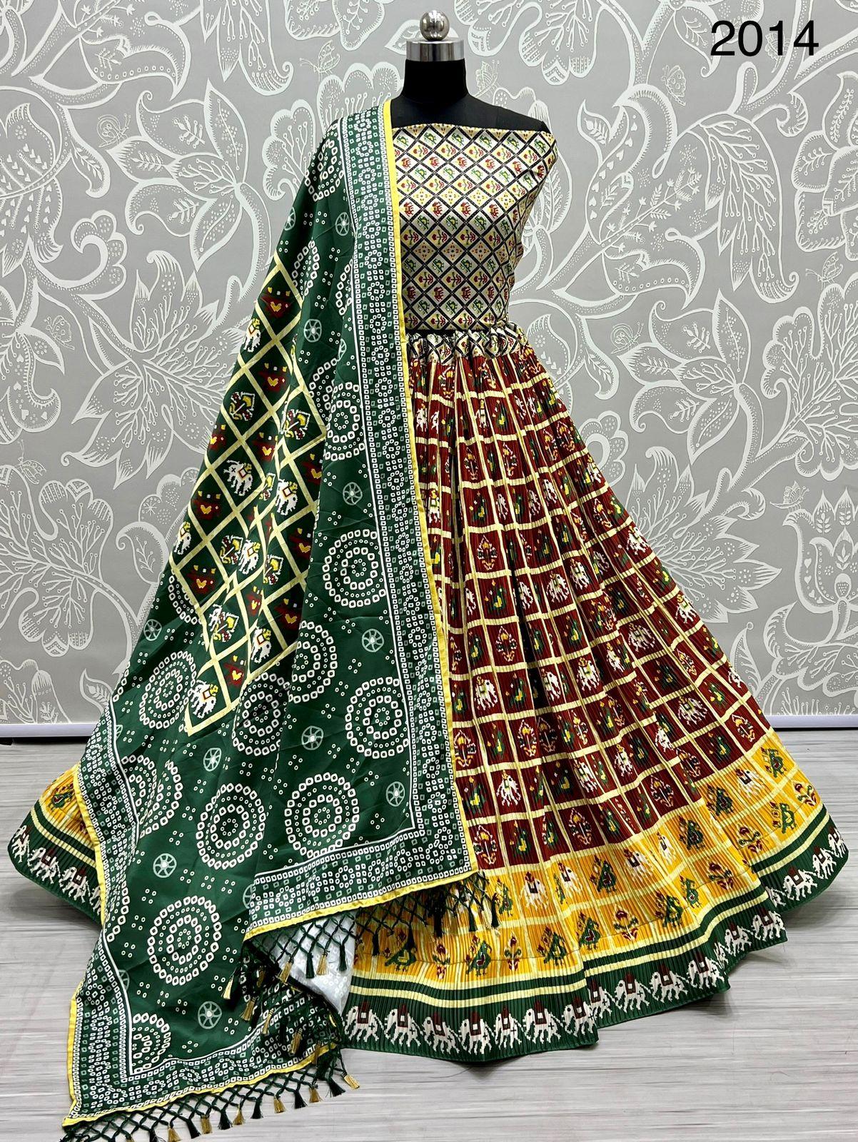 Designer Printed Lehenga Choli 2012 to 2014 Anant Tex Exports Private Limited