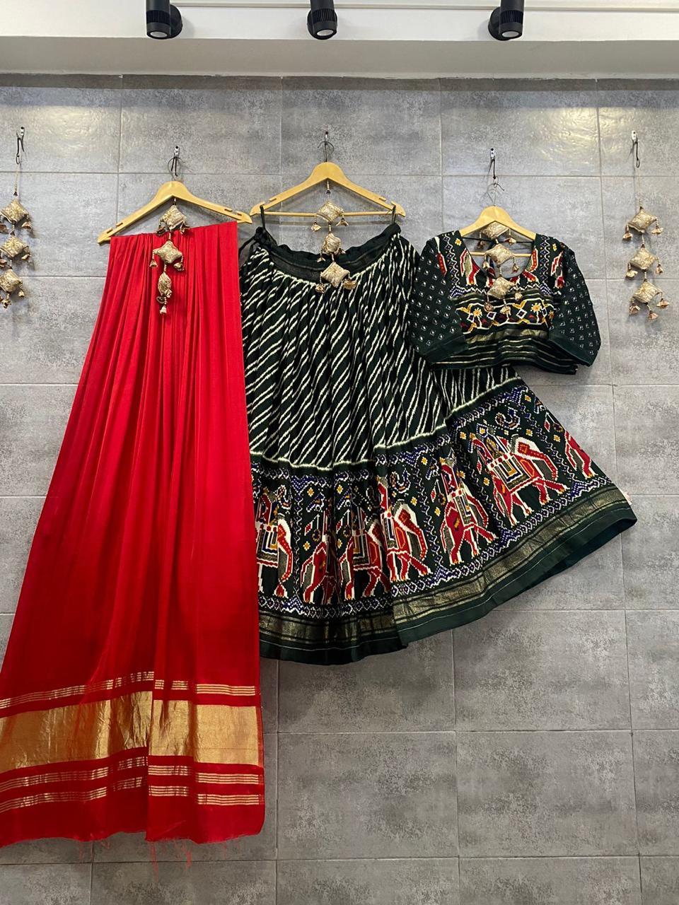 Party Wear Designer Pure Crape Silk Lehenga with Gaji Silk Duppta Anant Tex Exports Private Limited