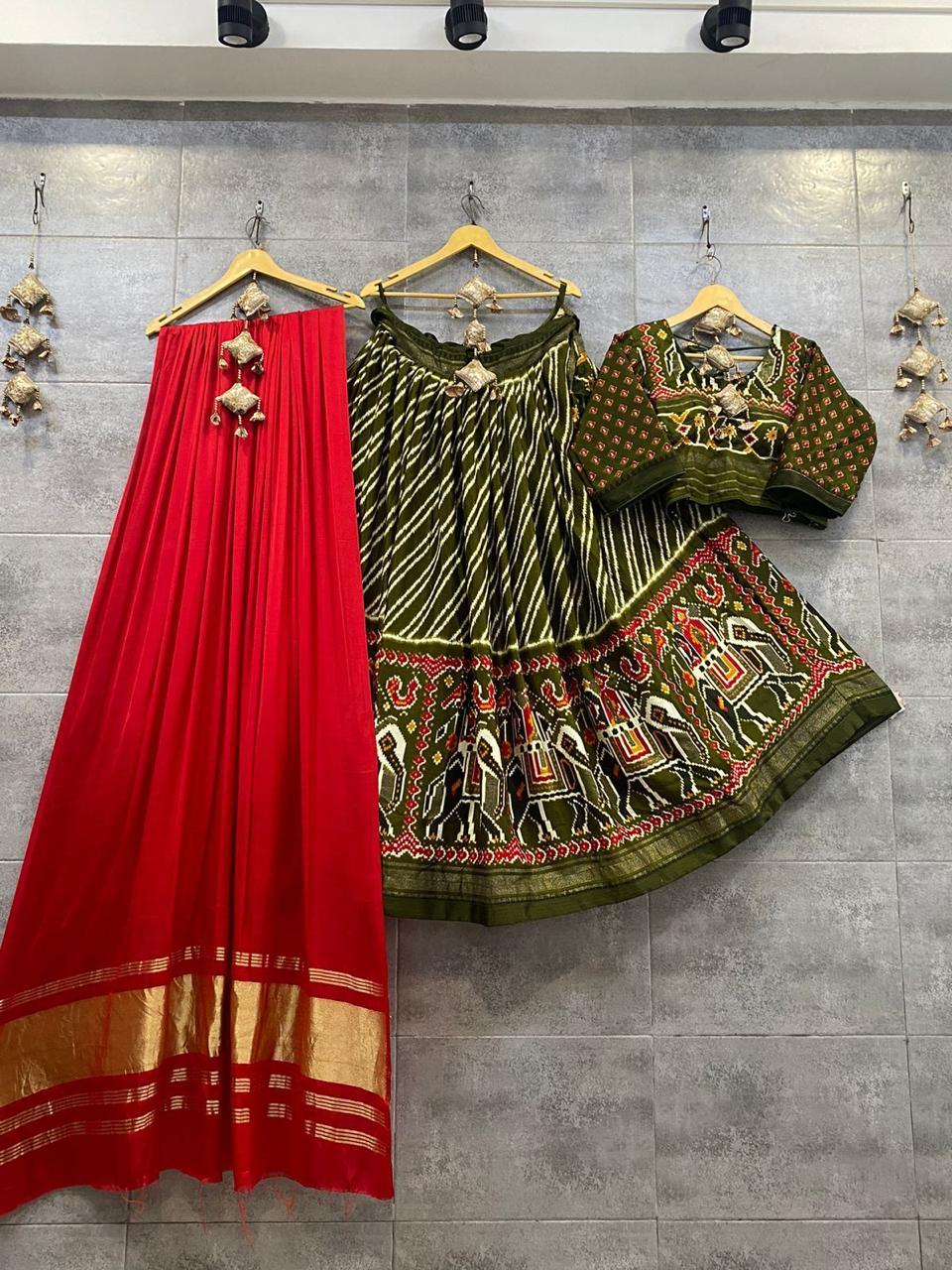 Party Wear Designer Pure Crape Silk Lehenga with Gaji Silk Duppta Anant Tex Exports Private Limited
