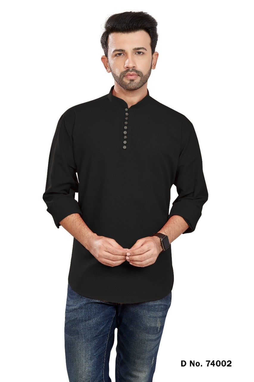 Short Pure Cotton Kurta - Anant Exports