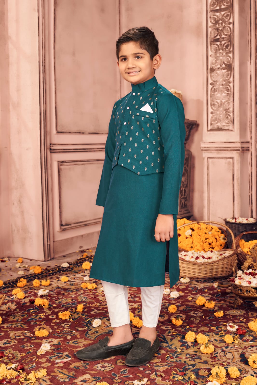 Kids Boy Kurta Pajama with Koti Anantexports