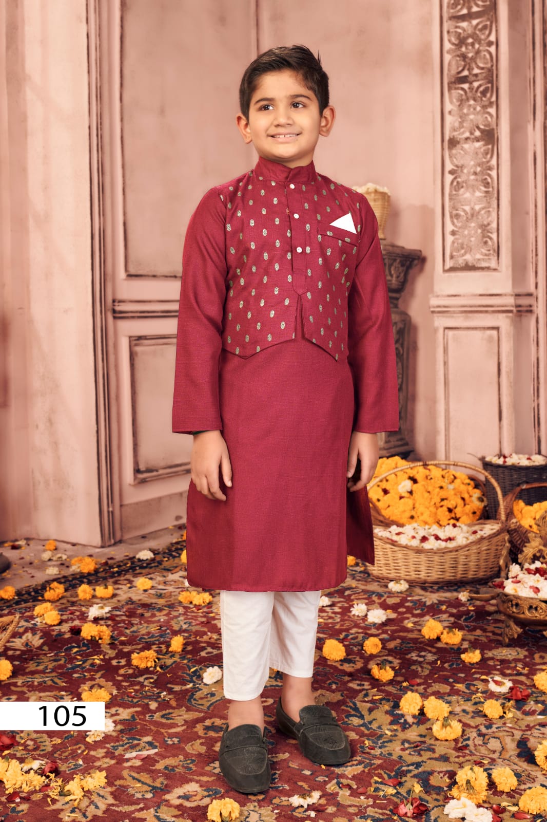 Kids Boy Kurta Pajama with Koti Anantexports