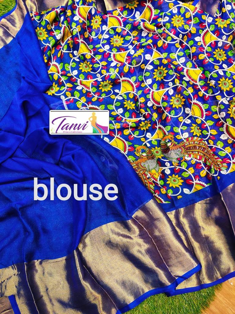 Moss chiffon Saree Anant Tex Exports Private Limited