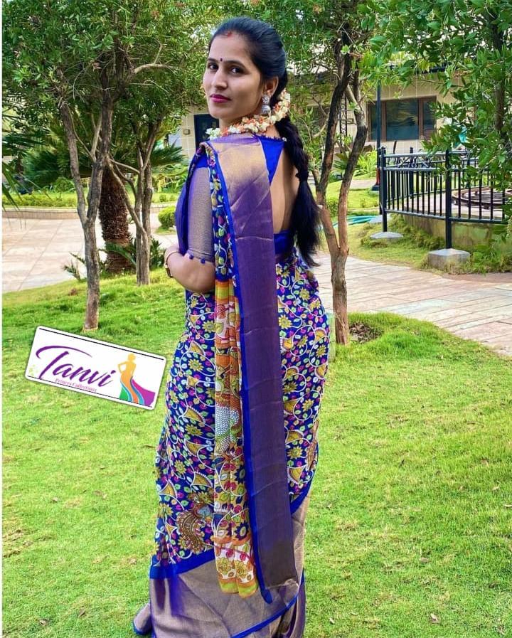 Moss chiffon Saree Anant Tex Exports Private Limited