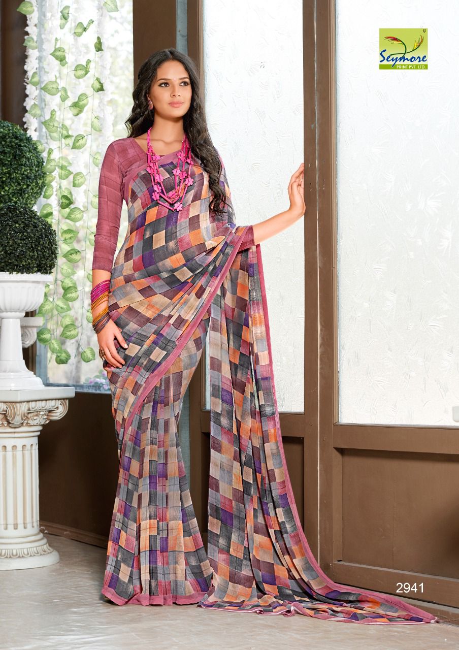 Georgette Plain Seymore Champa 3 Anant Tex Exports Private Limited