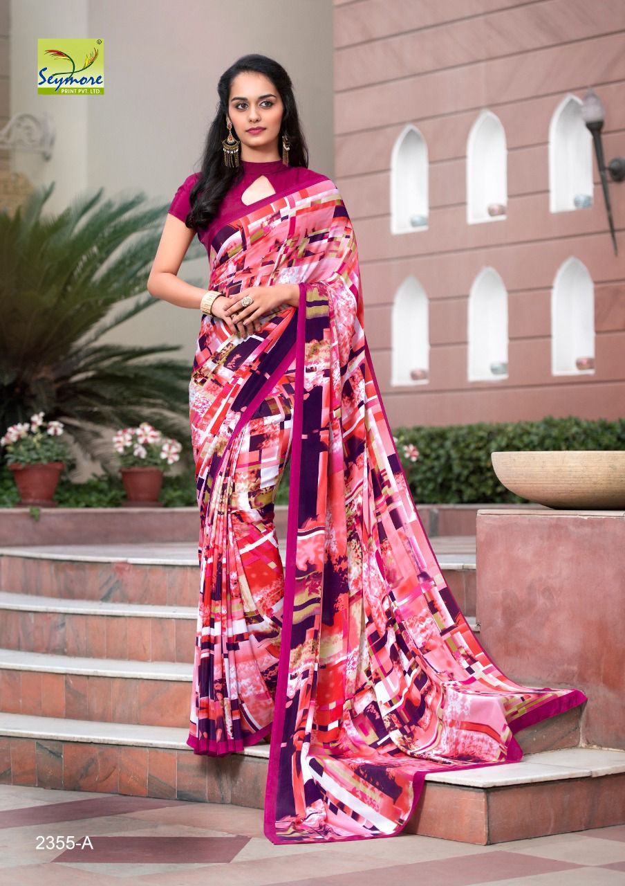 Georgette Plain Seymore Champa 3 Anant Tex Exports Private Limited