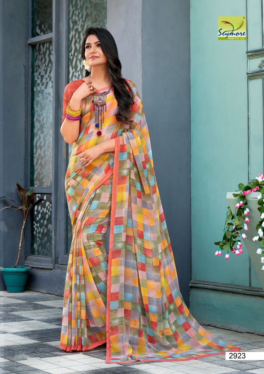 Georgette Plain Seymore Champa 3 Anant Tex Exports Private Limited