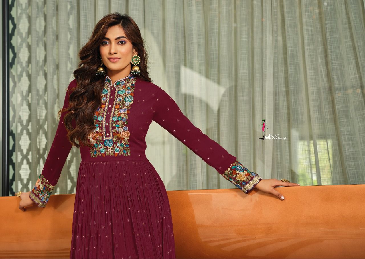 EBA LIFESTYLE MANNAT GEORGETTE GOWNS EBA