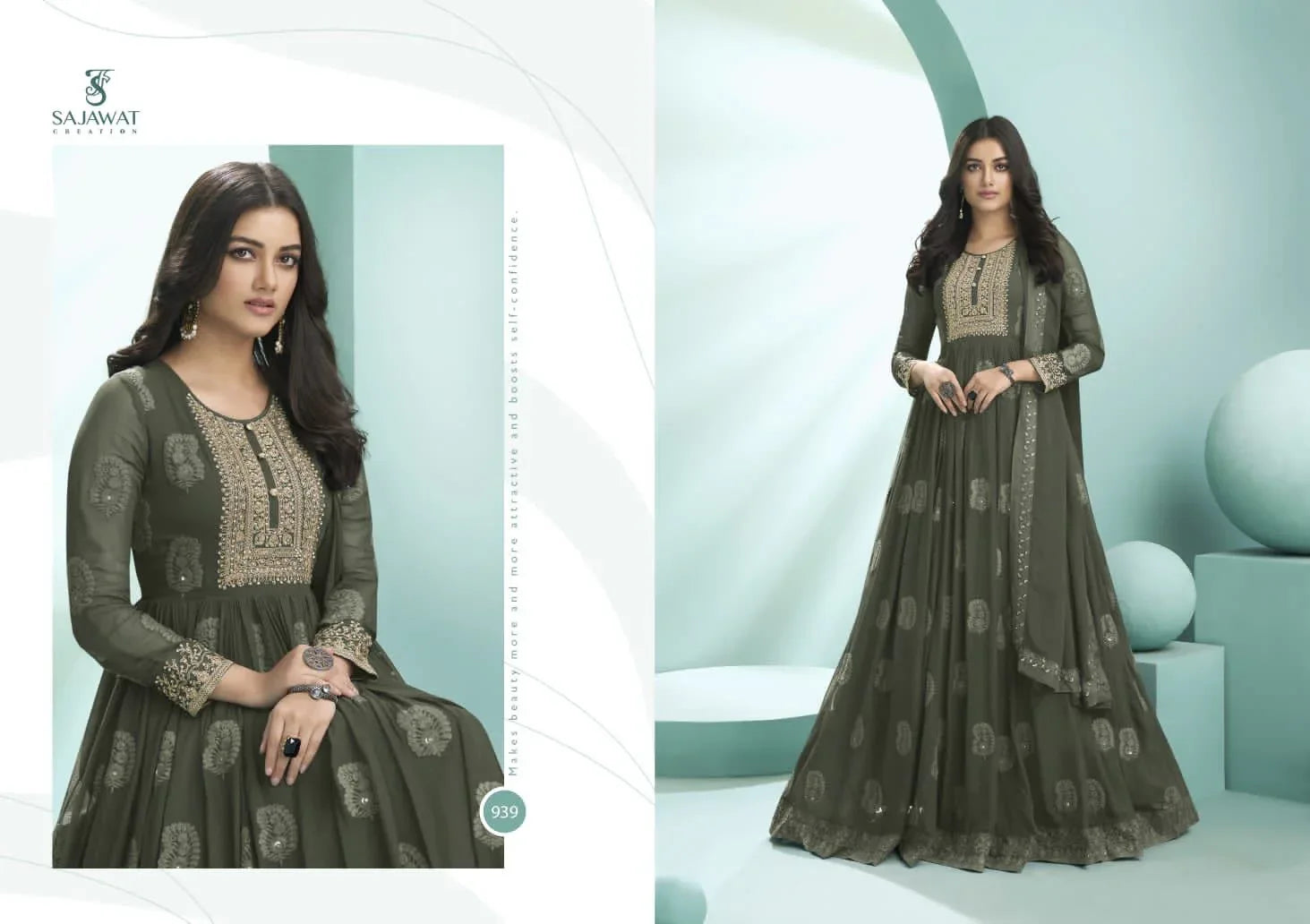 Readymade Suite Sajawat Creation Kalpi 931-936 Series Anant Tex Exports Private Limited