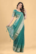 Pure Suprima Organza Silk Saree With Pompom+Sequence Anant Tex Exports Private Limited