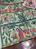 Party Wear Kalamkari Digital Print Saree Anant Tex Exports Private Limited