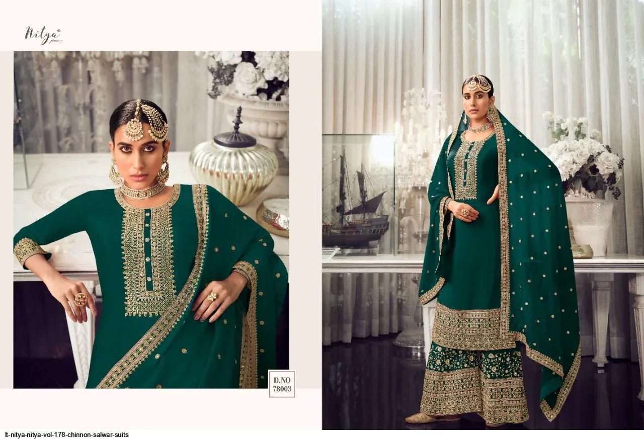 LT NITYA NITYA VOL 178 CHINNON SALWAR SUITS Anant Tex Exports Private Limited