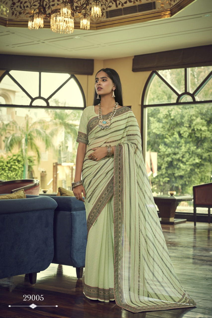 IMPERIAL VOL-7 BY ARYA DESIGNS GEORGETTE UNSTICHED SAREES Anant Tex Exports Private Limited
