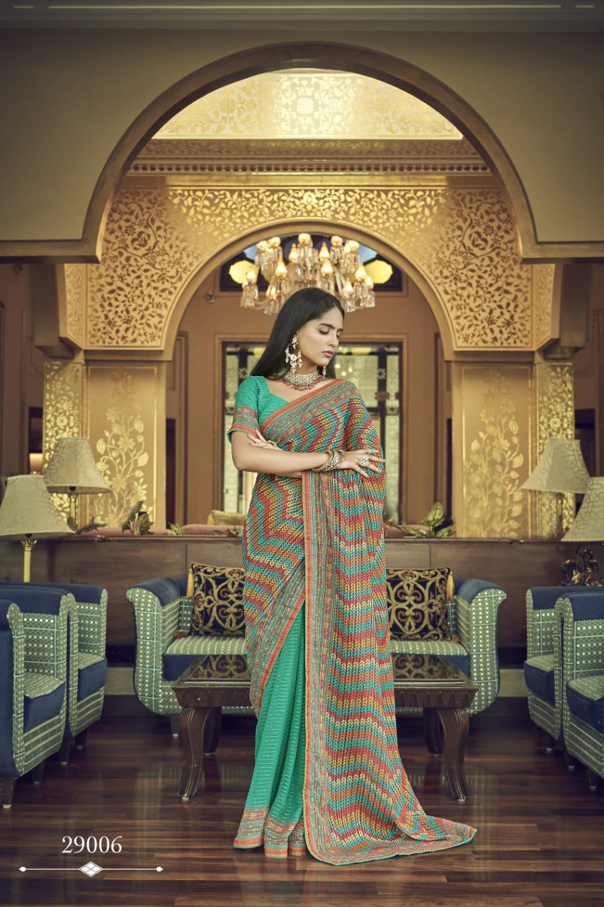 IMPERIAL VOL-7 BY ARYA DESIGNS GEORGETTE UNSTICHED SAREES Anant Tex Exports Private Limited