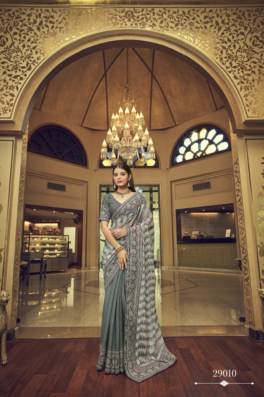 IMPERIAL VOL-7 BY ARYA DESIGNS GEORGETTE UNSTICHED SAREES Anant Tex Exports Private Limited