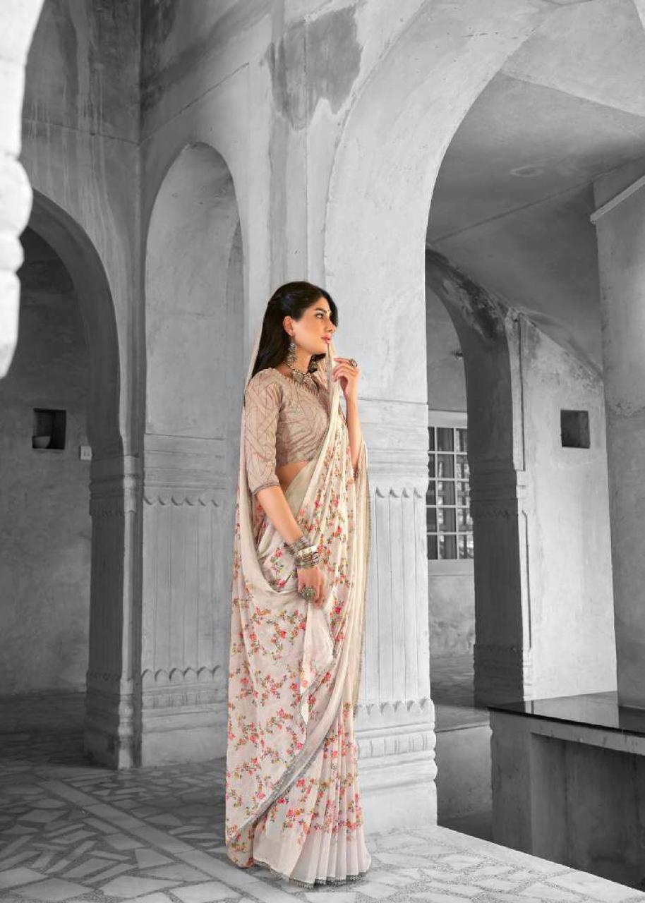 Pure Georgette Saree LT Shraddha Anant Tex Exports Private Limited