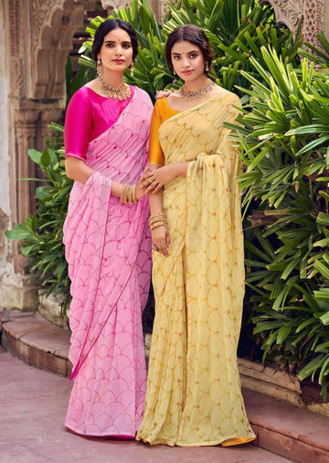 Beautiful Pure Georgette Saree LT AAKRUTHI-02 Anant Tex Exports Private Limited