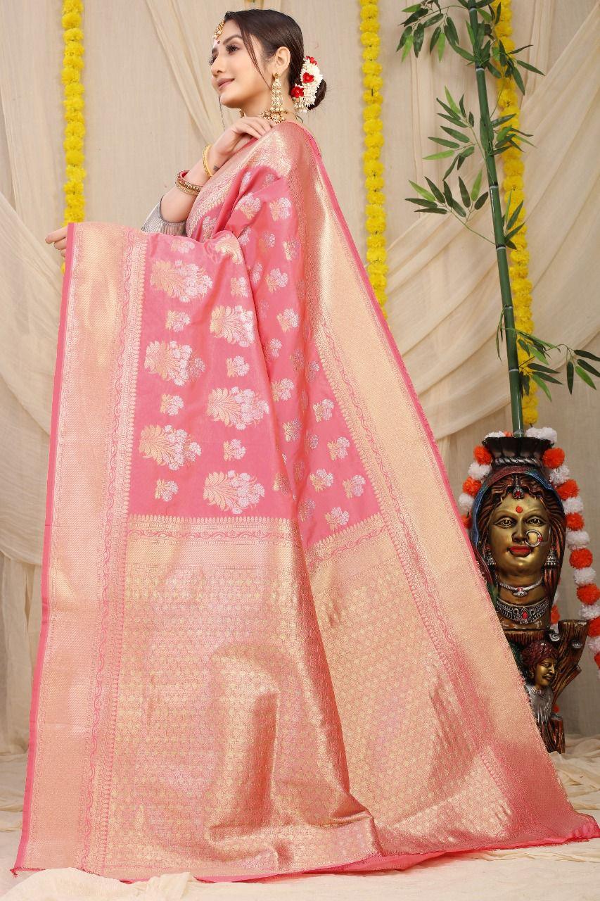 Beautiful Kanchipuram Pure silk handloom Saree Anant Tex Exports Private Limited