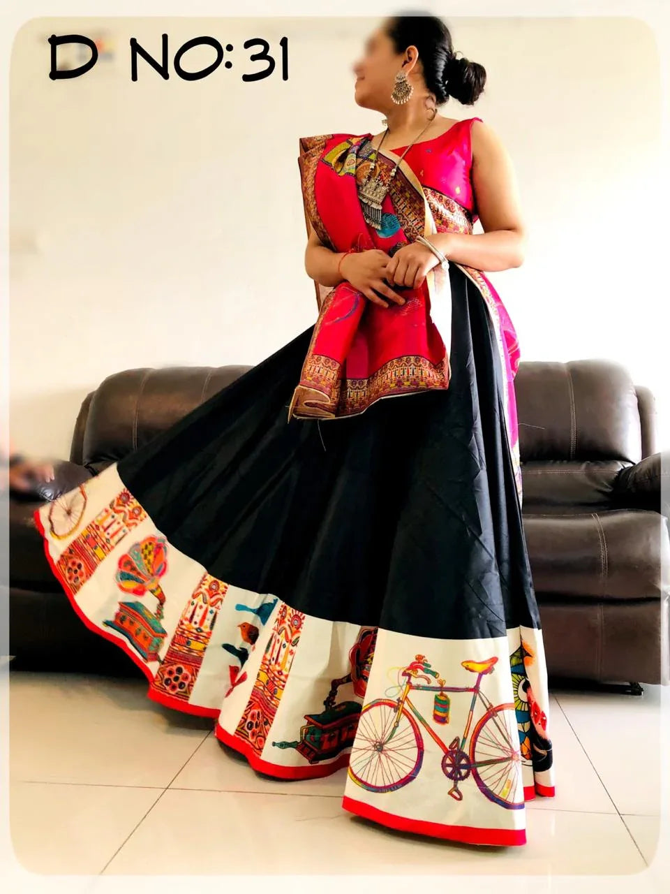 Party Wear Navratri Digital Print Lehenga Choli Anant Tex Exports Private Limited