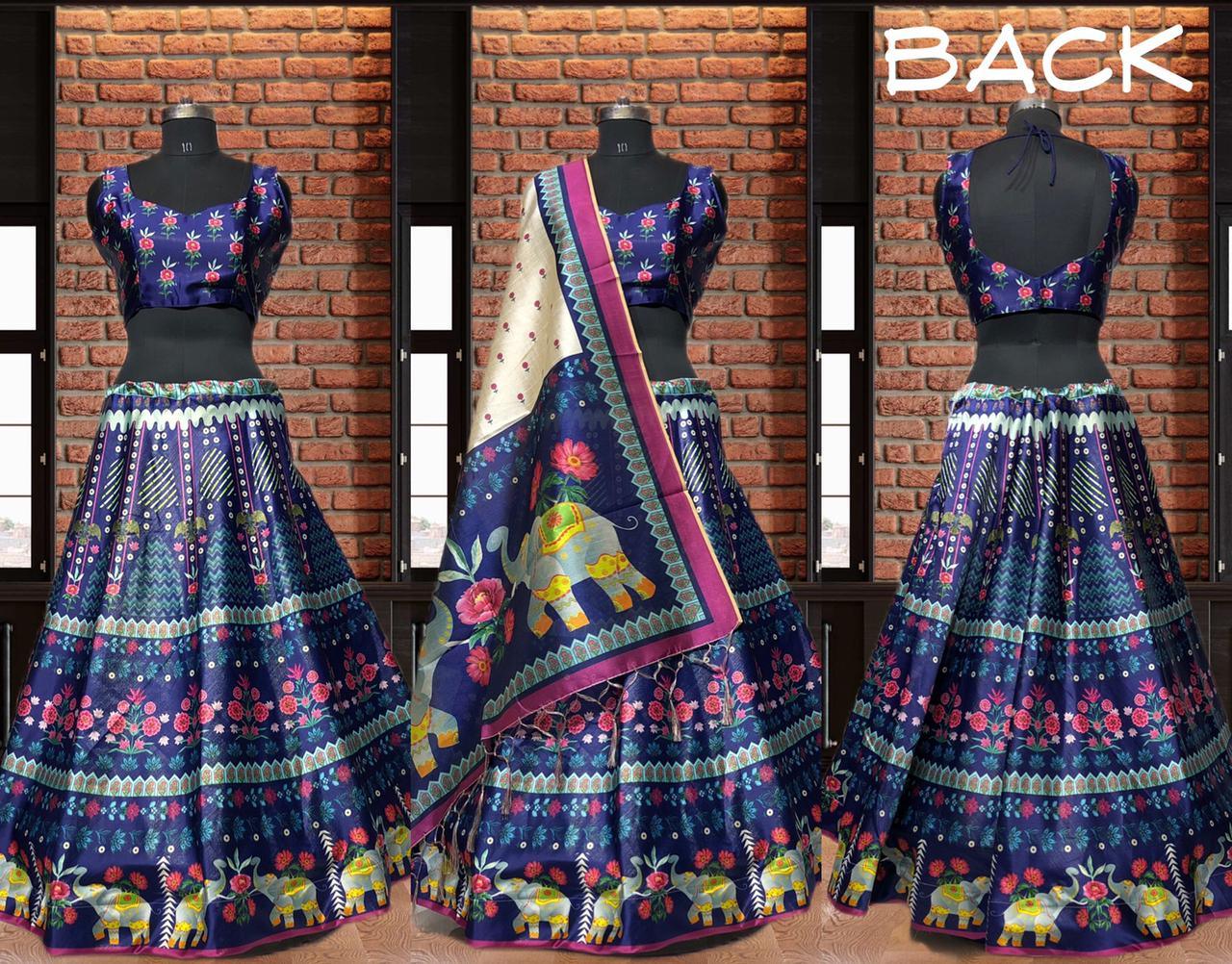 Party Wear Navratri Digital Print Lehenga Choli Anant Tex Exports Private Limited