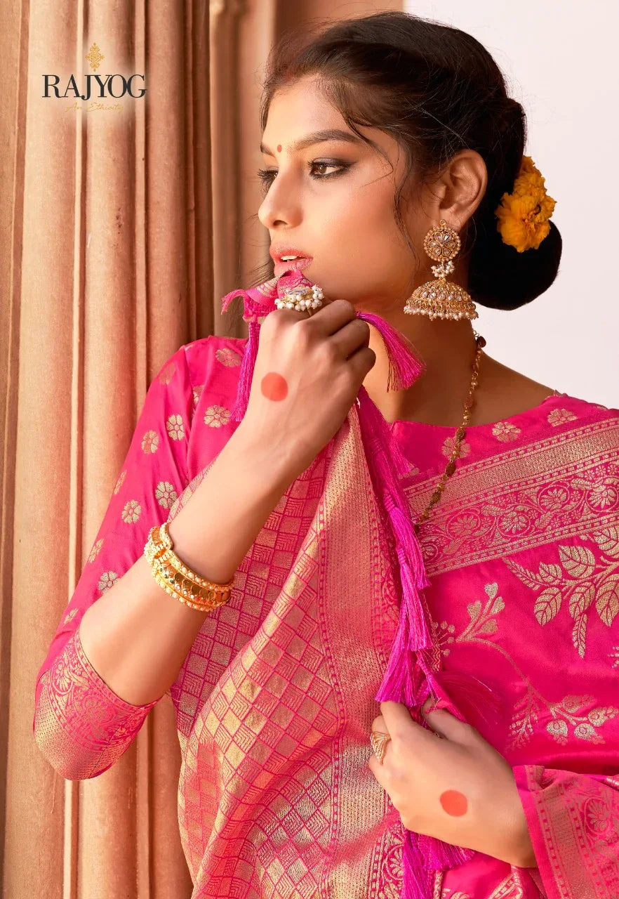Rajyog Aasman Festive Wear Silk Sarees Anant Tex Exports Private Limited