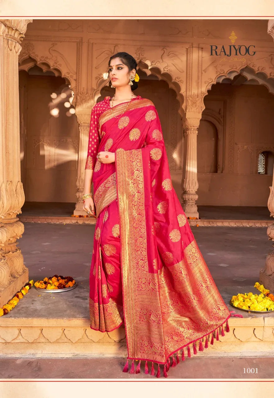 Rajyog Aasman Festive Wear Silk Sarees Anant Tex Exports Private Limited