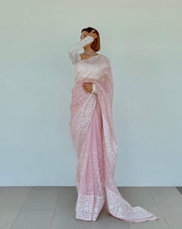 Pure Orgenza Chicken Saree Anant Tex Exports Private Limited