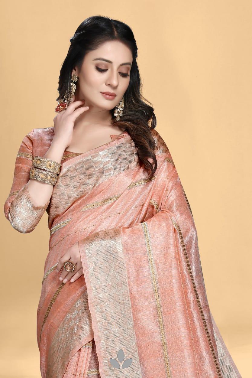 Pure Cheeze Soft Silk Blend Saree Anant Tex Exports Private Limited