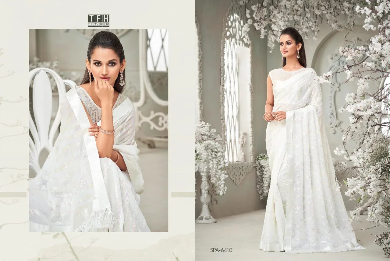 TFH Sparkle Vol 2 Party Wear Designer Sarees Anant Tex Exports Private Limited