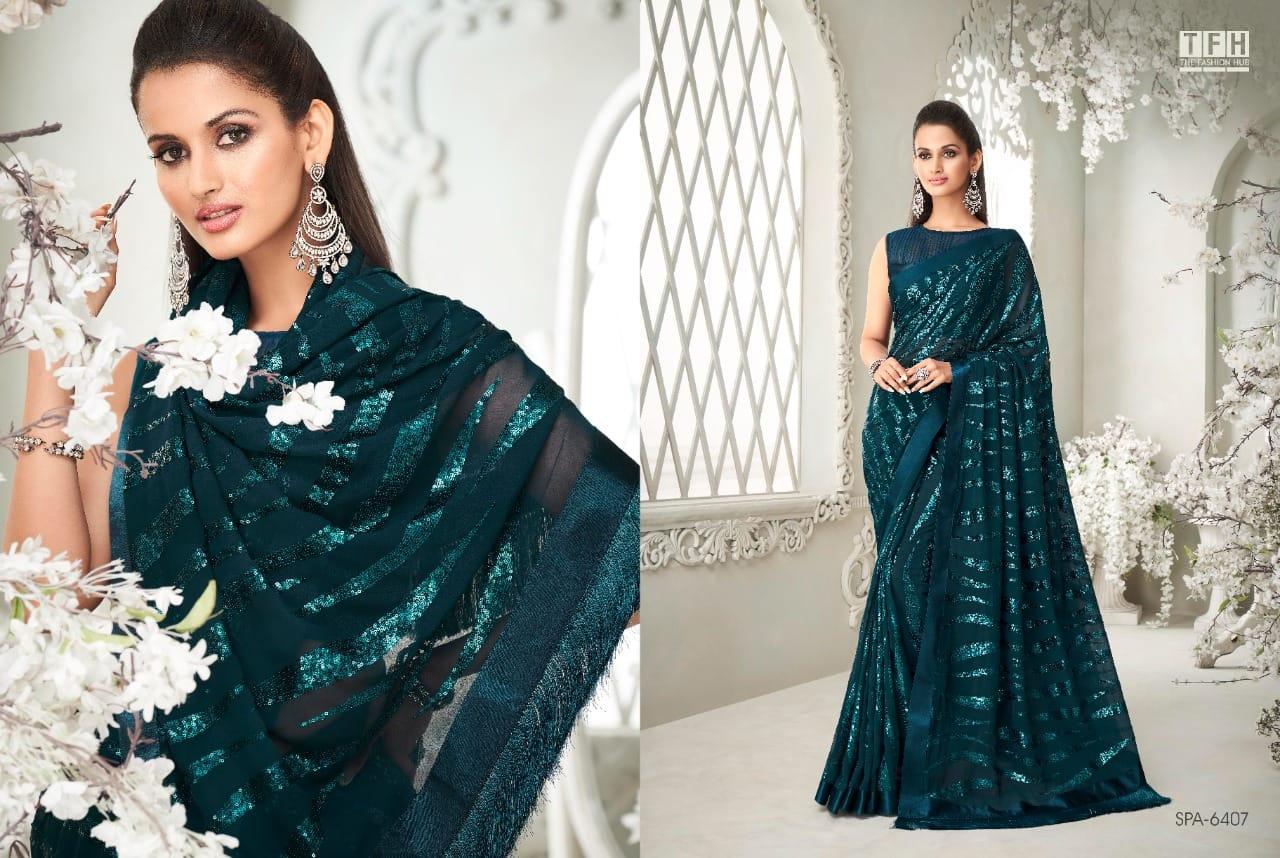 TFH Sparkle Vol 2 Party Wear Designer Sarees Anant Tex Exports Private Limited
