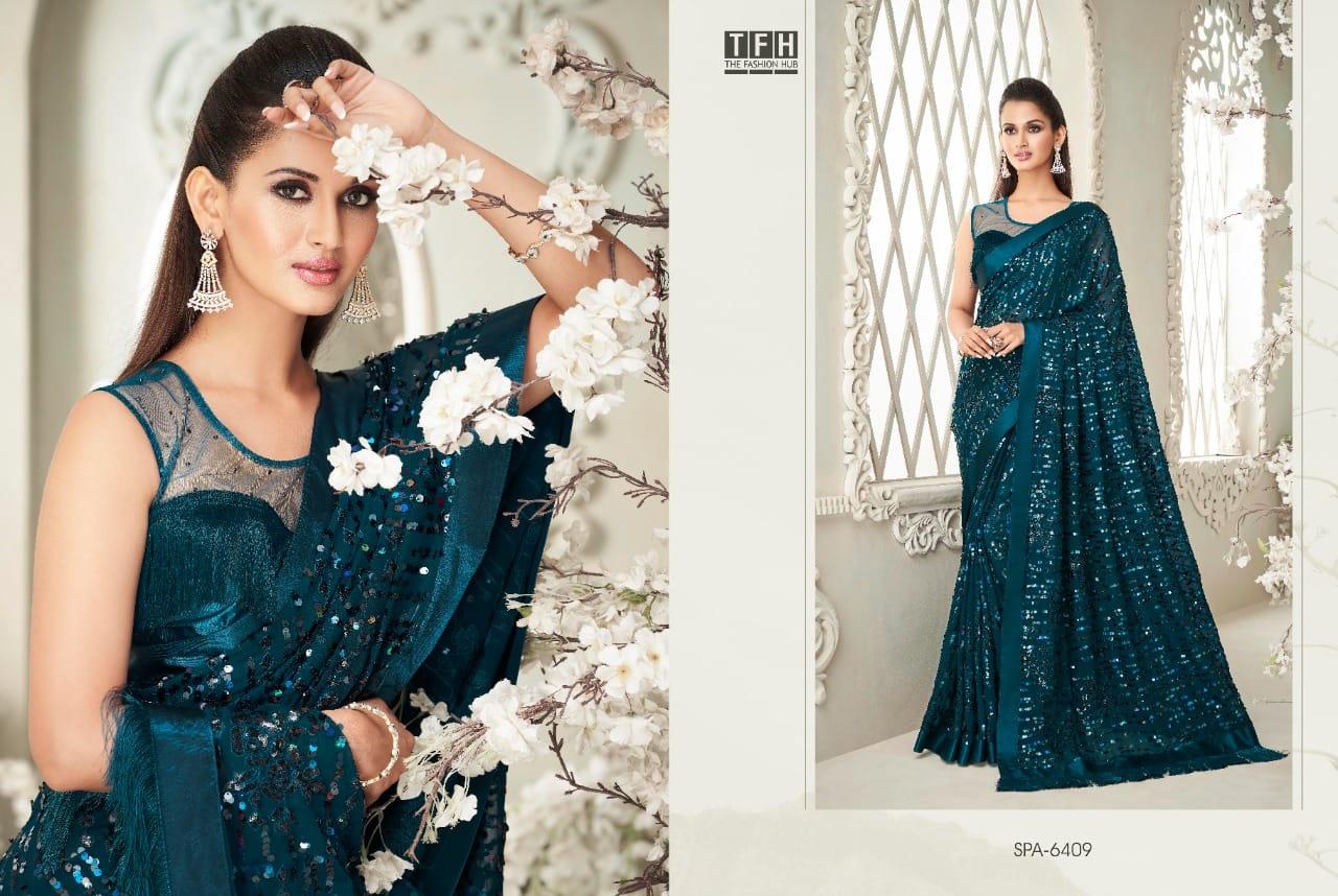 TFH Sparkle Vol 2 Party Wear Designer Sarees Anant Tex Exports Private Limited