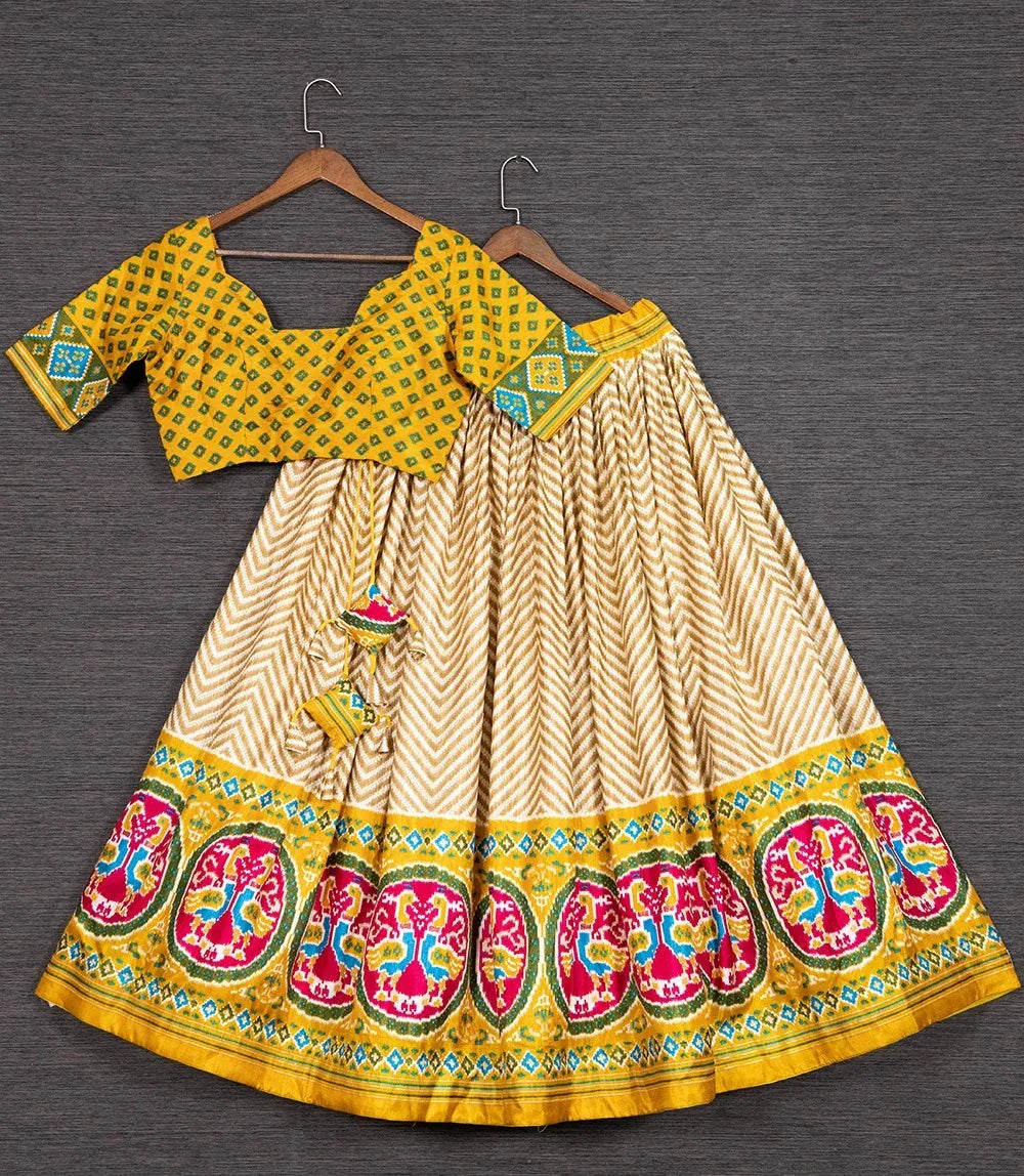 Navratri Dola Silk Lehenga Anant Tex Exports Private Limited