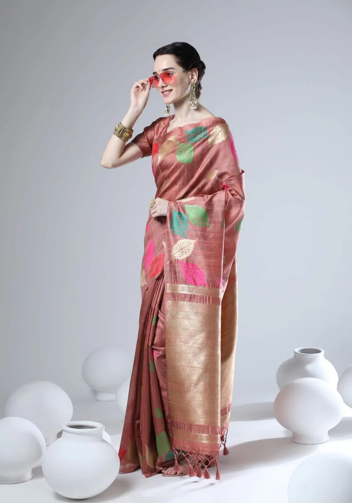 Tussar Silk Weaving Saree Anant Tex Exports Private Limited