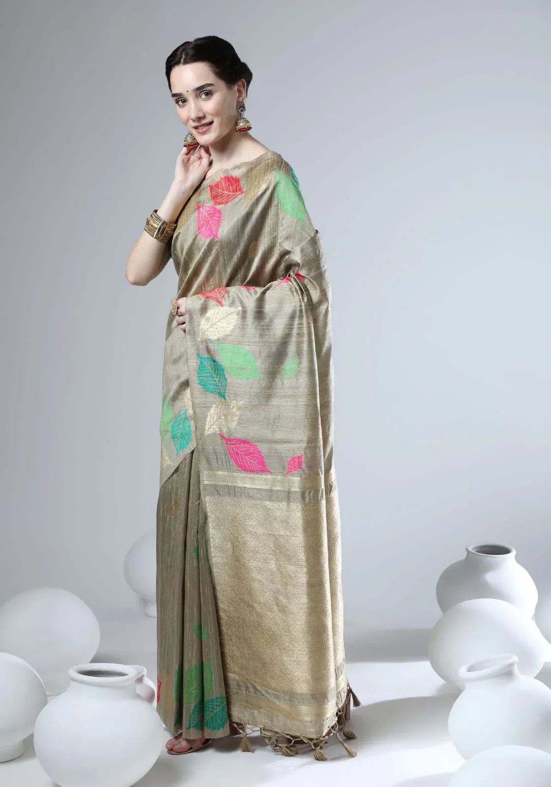 Tussar Silk Weaving Saree Anant Tex Exports Private Limited