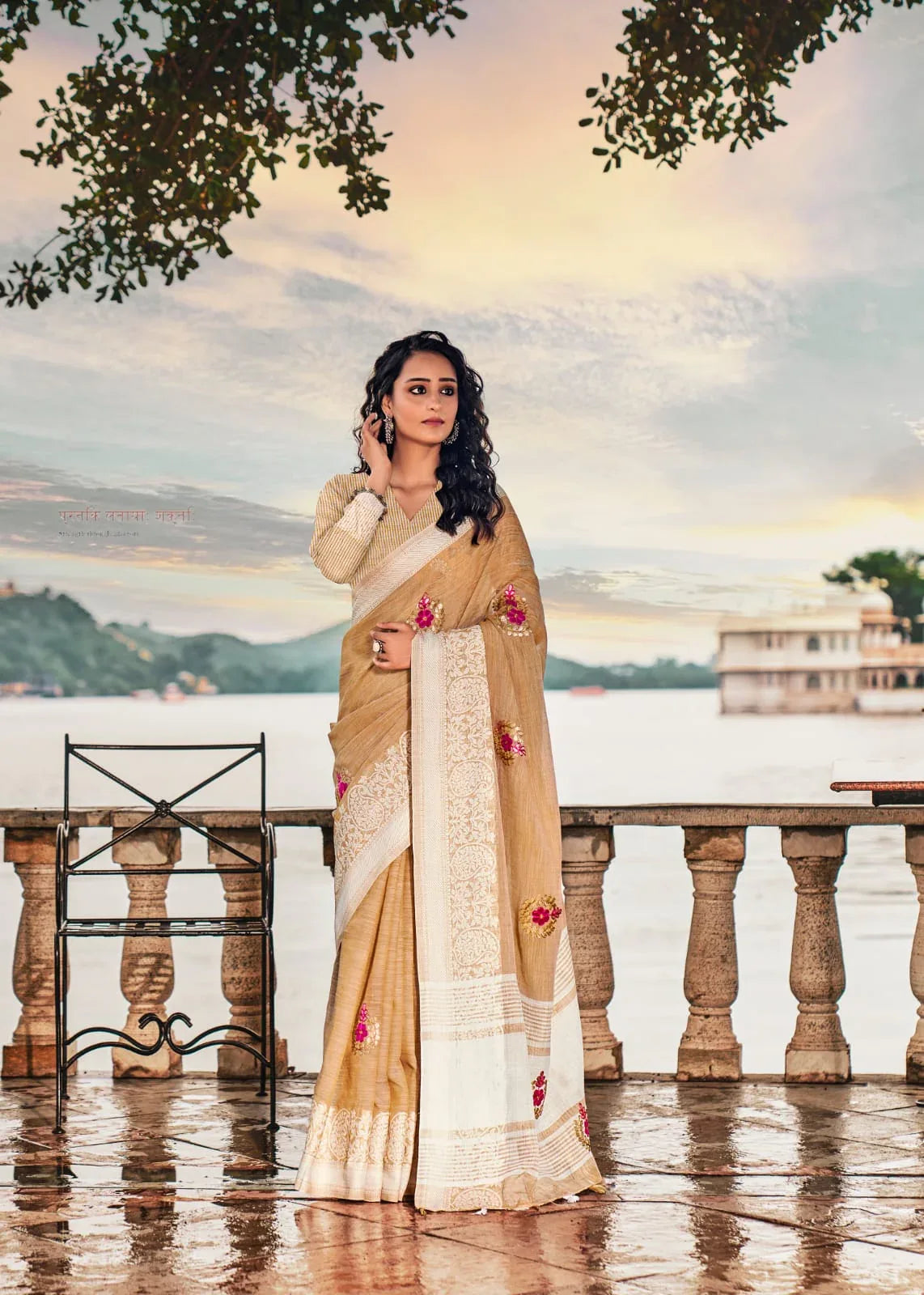 RAJYOG AADHIK SOFT LINEN SAREE Anant Tex Exports Private Limited
