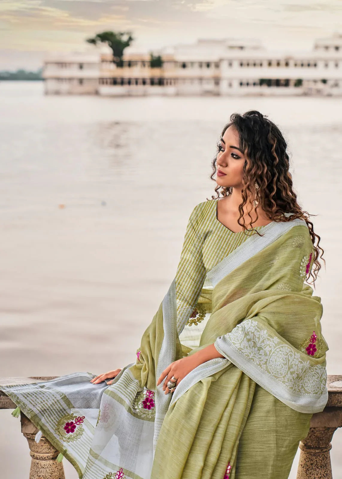 RAJYOG AADHIK SOFT LINEN SAREE Anant Tex Exports Private Limited