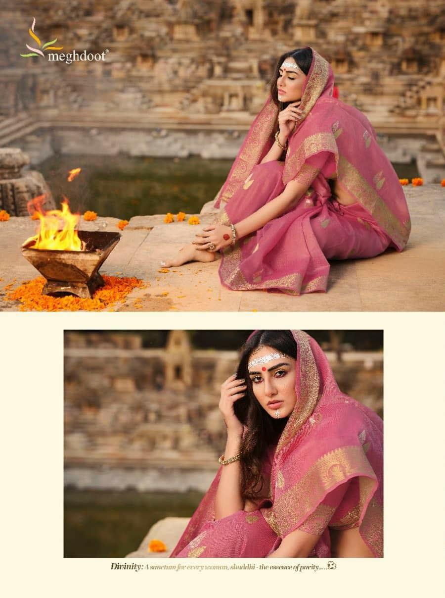Meghdoot Shuddhi Soft Tissue Silk Saree Anant Tex Exports Private Limited