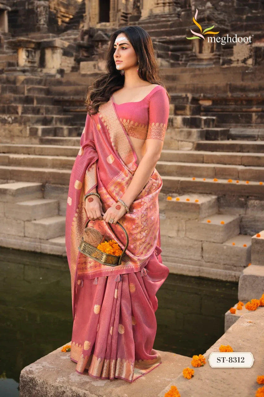 Meghdoot Shuddhi Soft Tissue Silk Saree Anant Tex Exports Private Limited