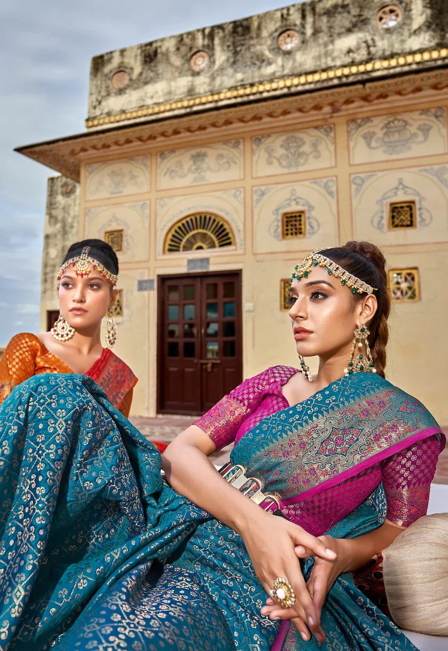 RajPath Mahek Soft Patola Silk weaving Saree Anant Tex Exports Private Limited