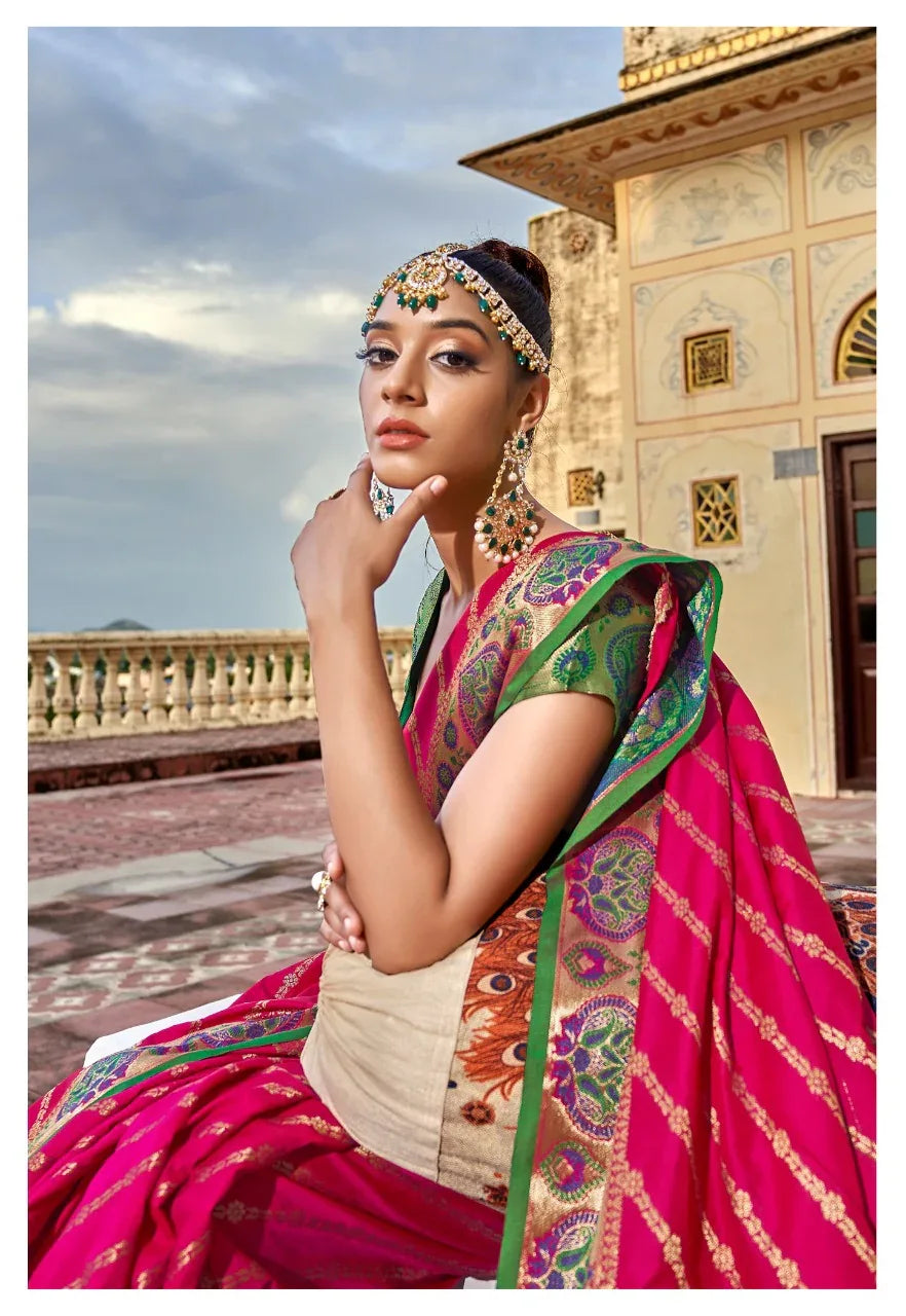 RajPath Mahek Soft Patola Silk weaving Saree Anant Tex Exports Private Limited