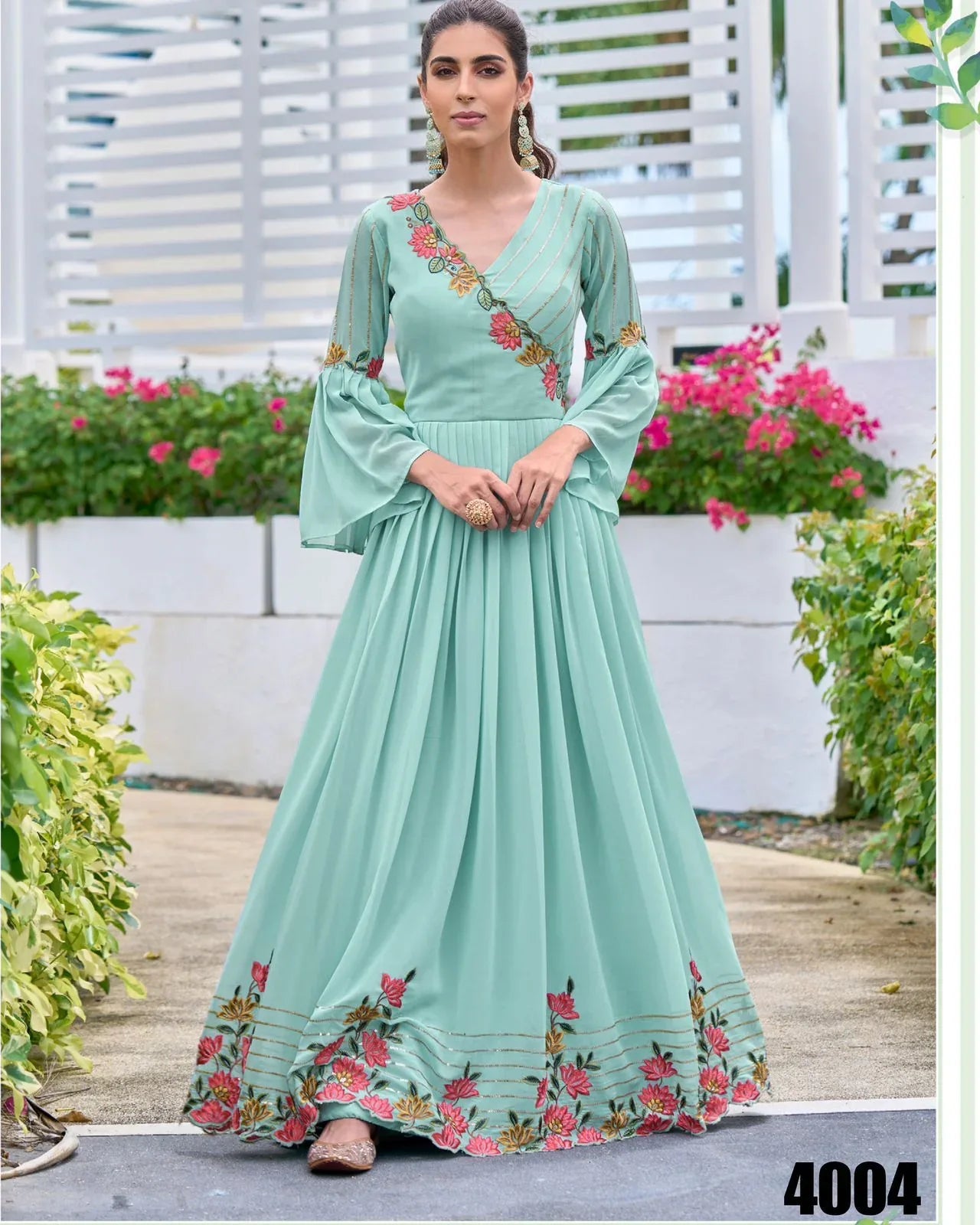 HEAVY GEORGETTE WITH HEAVY EMBROIDERY DESIGNER GWON Anant Tex Exports Private Limited