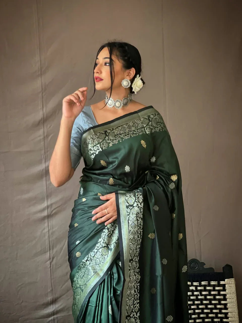 Riwaz Soft Silk Saree Anant Tex Exports Private Limited