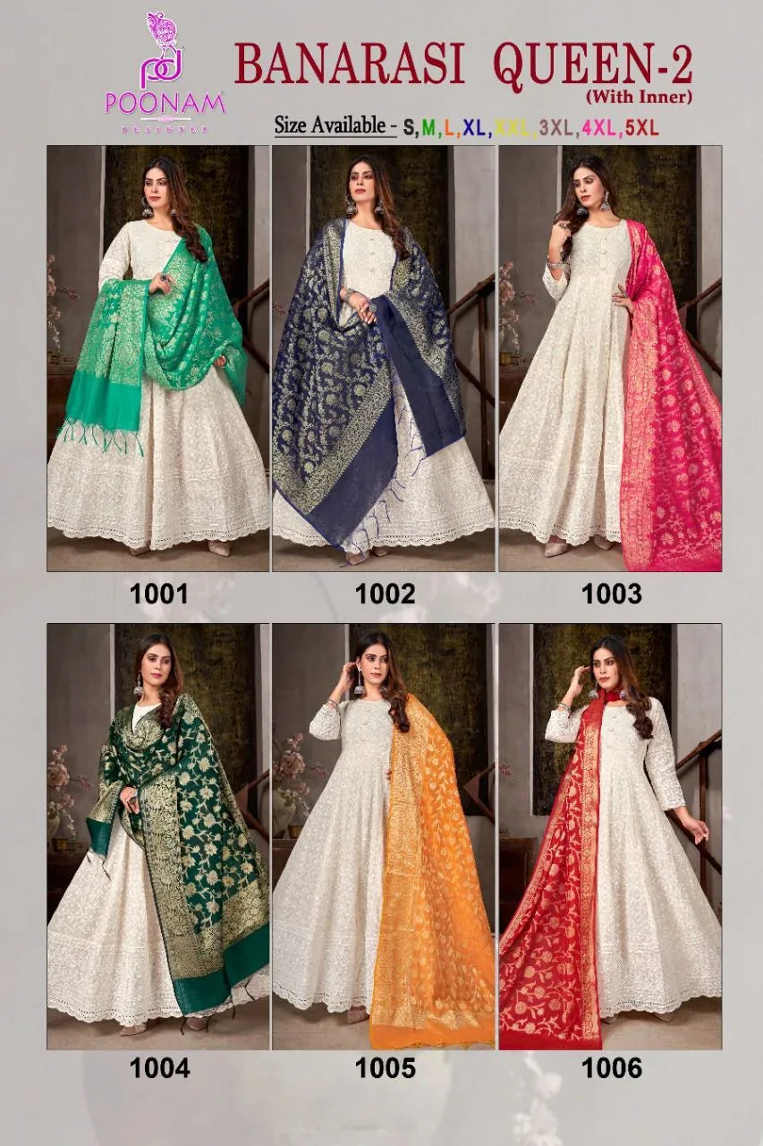 POONAM DESIGNER BANARASI GOWN Anant Tex Exports Private Limited